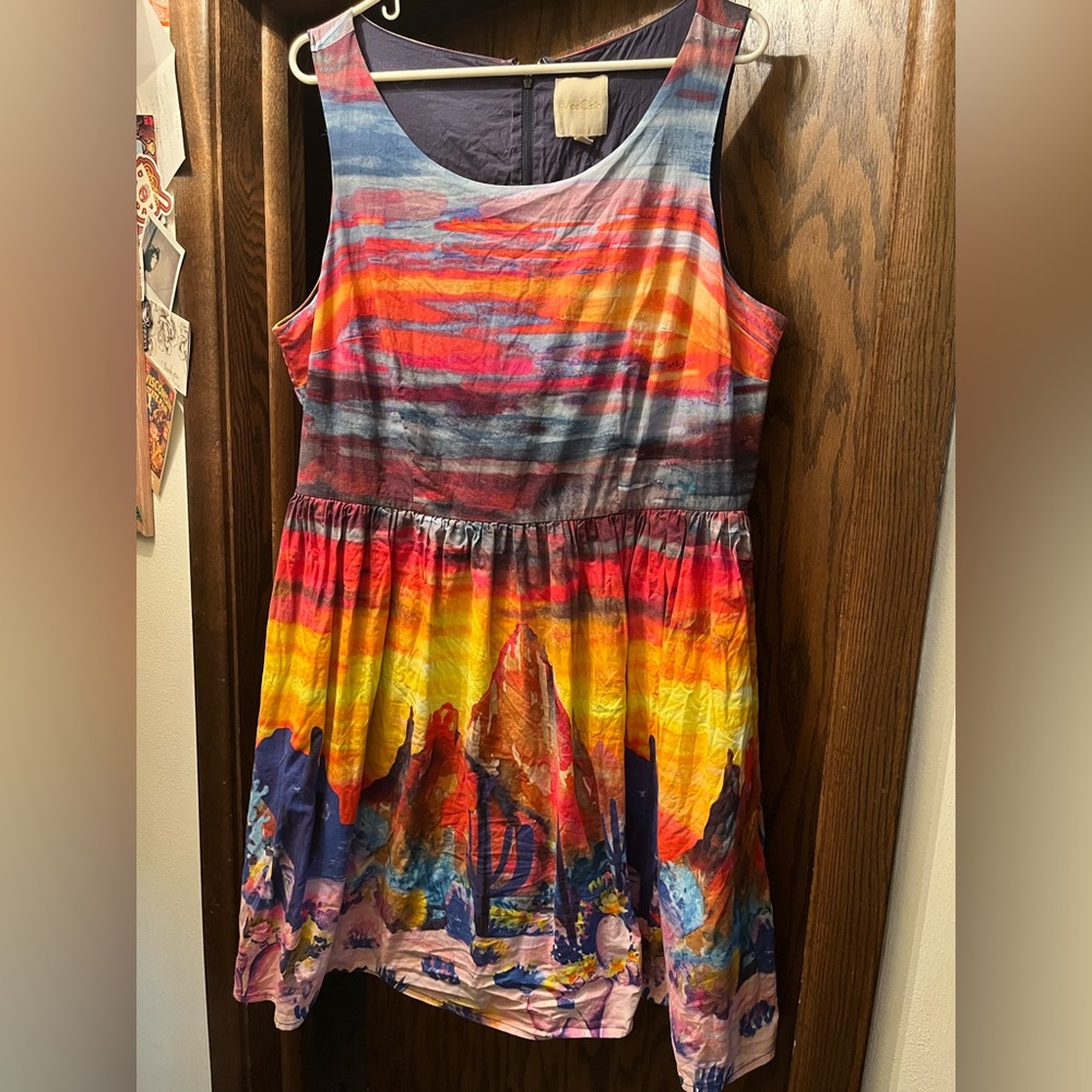 Modcloth Desert Sunset Dress 1X